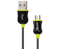 KABEL USB-MICRO USB 1.2M czarny XENIC - 1386738 - zdjęcie 1
